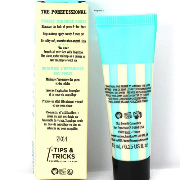 Benefit Cosmetics POREfessional Face Primer Pore Minimizer .25 oz NIB - Picture 3 of 5